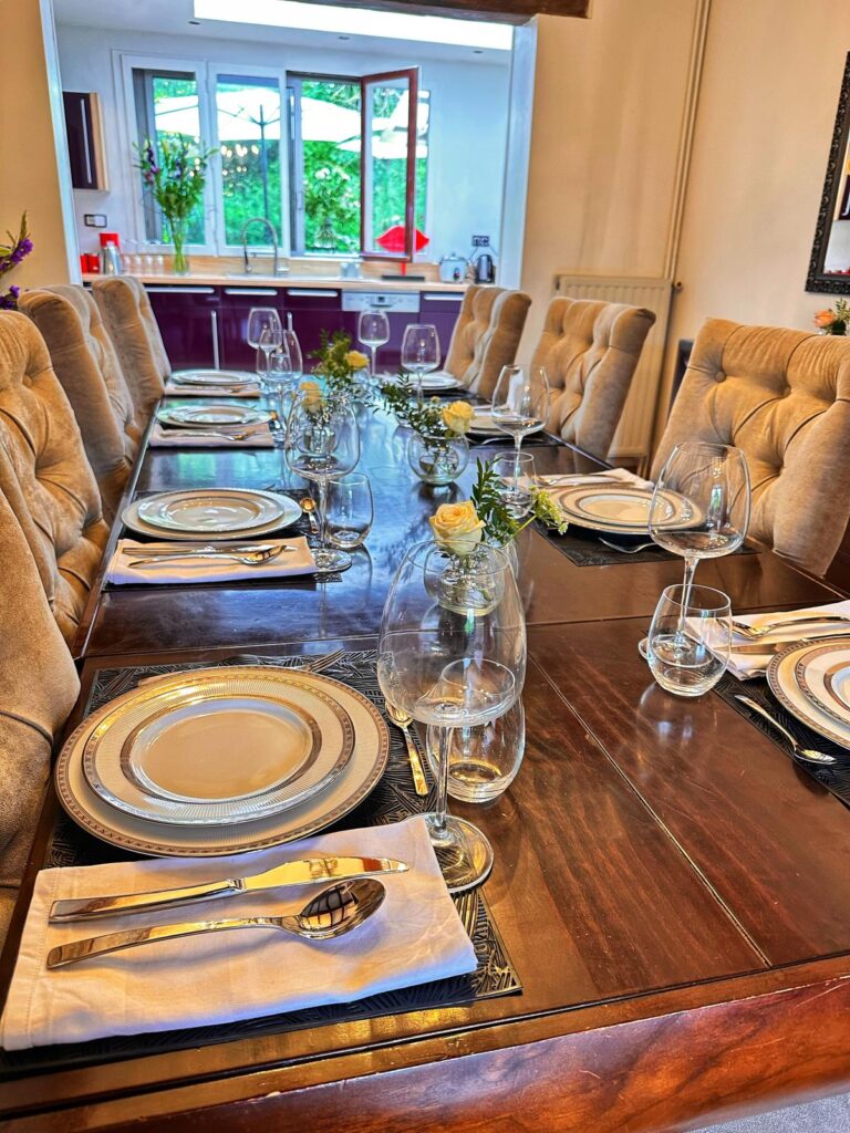 Réception privée chez un client